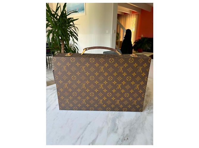 Louis Vuitton Monogram Set da Backgammon Marrone - vista 3