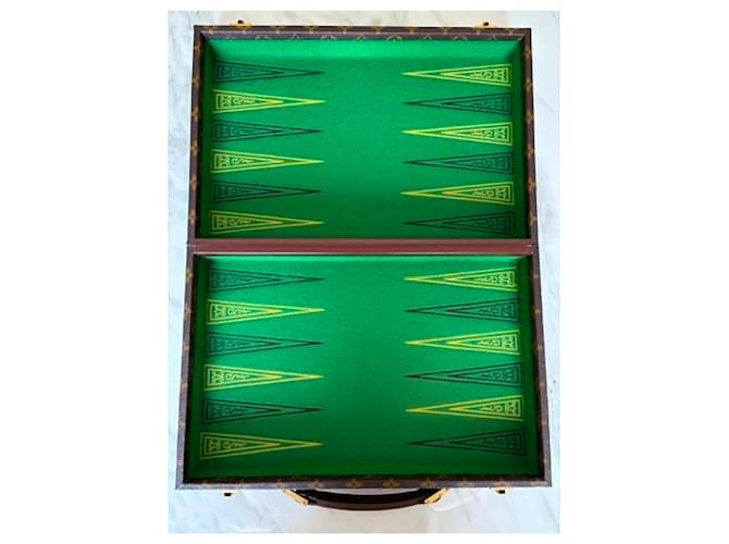 Louis Vuitton Monogram Set da Backgammon Marrone - vista 6