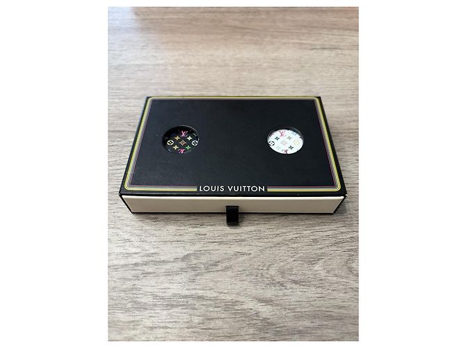 Louis Vuitton x Takashi Murakami Carte da Gioco Nero Bianco Multicolore Monogramma - vista 2