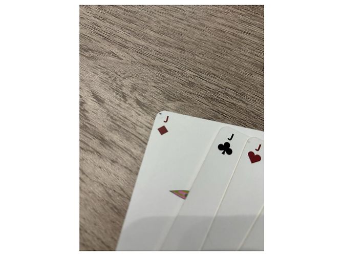 Louis Vuitton x Takashi Murakami Carte da Gioco Nero Bianco Multicolore Monogramma - vista 5