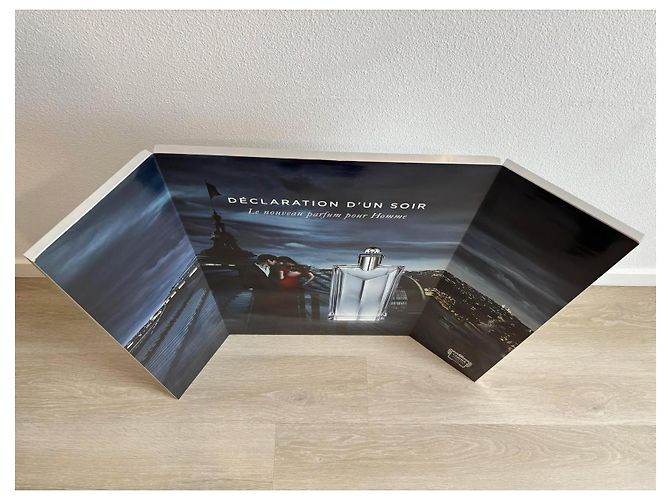 Cartier Déclaration d'un Soir Perfume Display Stand White Golden Grey Dark blue - view 3