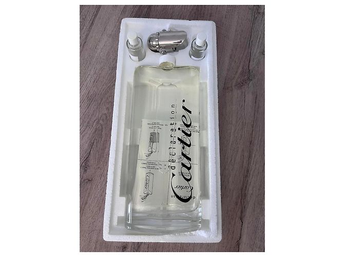 Cartier Déclaration Giant Perfume Factice Display Argento Bianco Metallico - vista 3
