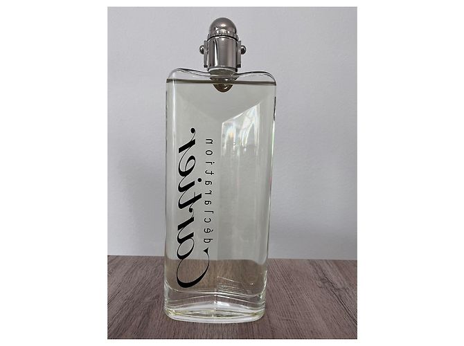 Cartier Déclaration Giant Perfume Factice Display Argento Bianco Metallico - vista 4