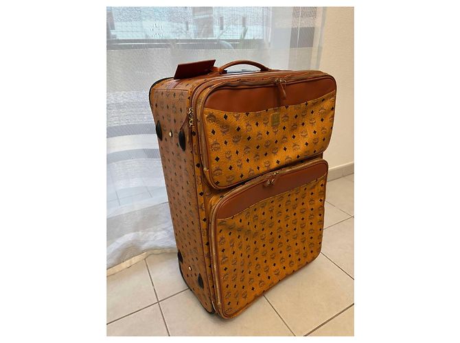 Valise MCM Monogram Marron Vintage Monogramme - vue 2