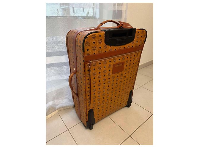 Valise MCM Monogram Marron Vintage Monogramme - vue 3