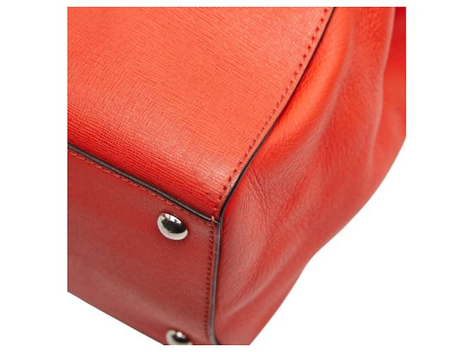 Borsa a mano e borsa a tracolla Fendi Toujours Rosso - vista 6