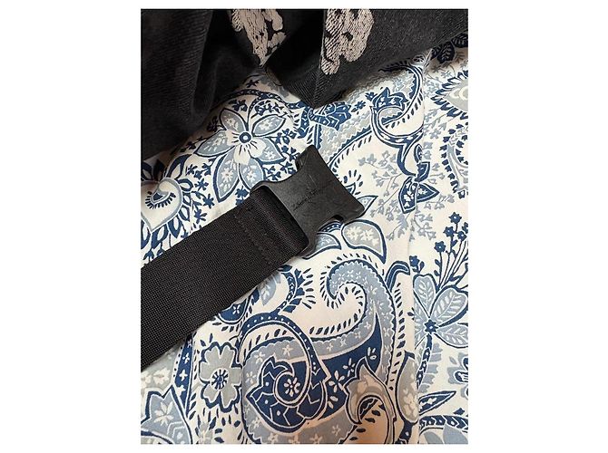 Cintura Salvatore Ferragamo Gancini in tessuto nero - vista 4