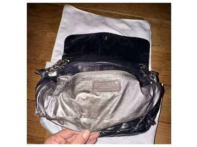 Chanel Paris-Mosca borsa con patta in pelle nera trapuntata Nero - vista 13