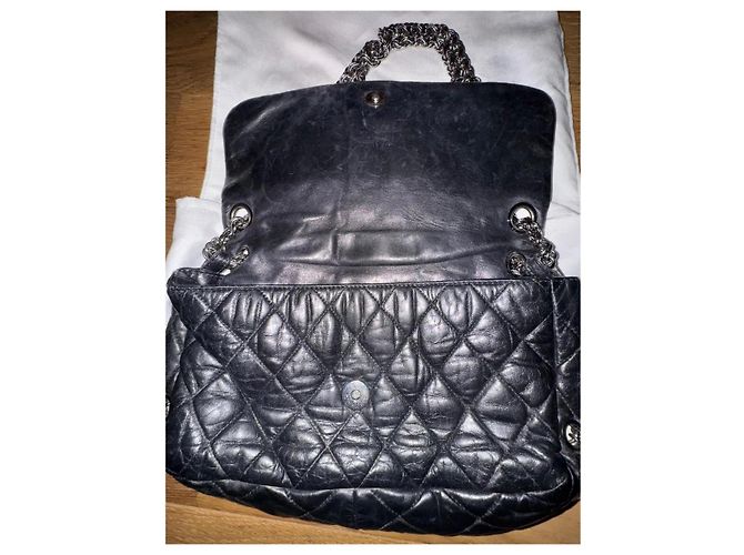 Chanel Paris-Mosca borsa con patta in pelle nera trapuntata Nero - vista 5