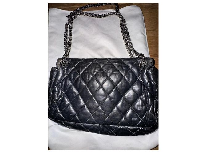 Chanel Paris-Mosca borsa con patta in pelle nera trapuntata Nero - vista 7