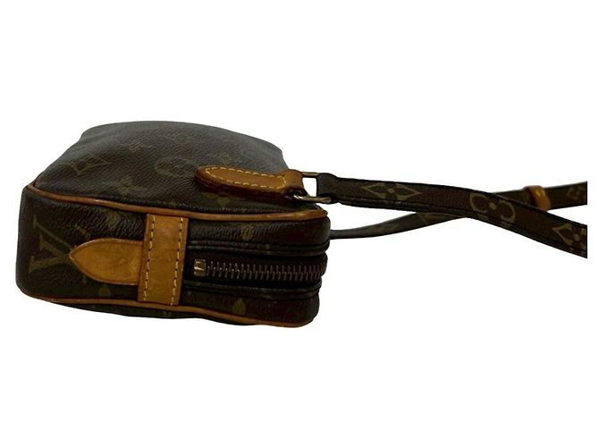 Louis Vuitton Vintage Marly Bandoulière Mini Shoulder Bag Marron - vue 6