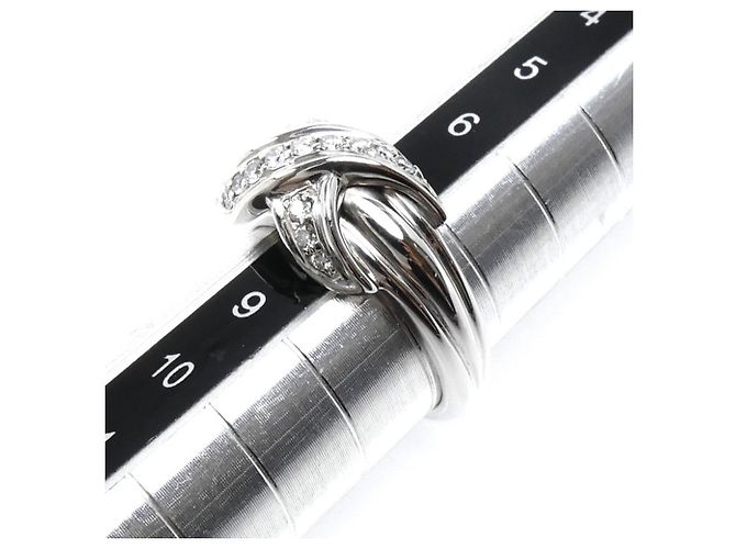 Tiffany & Co. 18K Weißgold Diamantring - Ansicht 6
