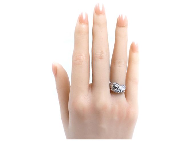 Tiffany & Co. 18K Weißgold Diamantring - Ansicht 7