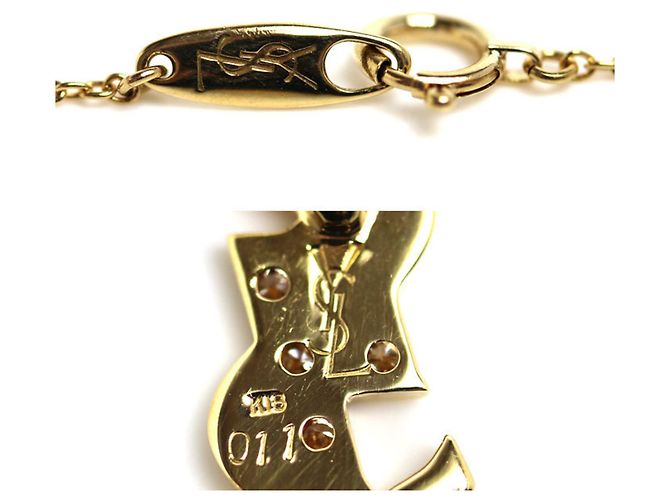 Collana in oro giallo 18K Yves Saint Laurent - vista 4