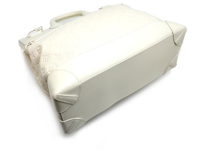 Borsa a Spalla Louis Vuitton Steamer PM Bianco - vista 4
