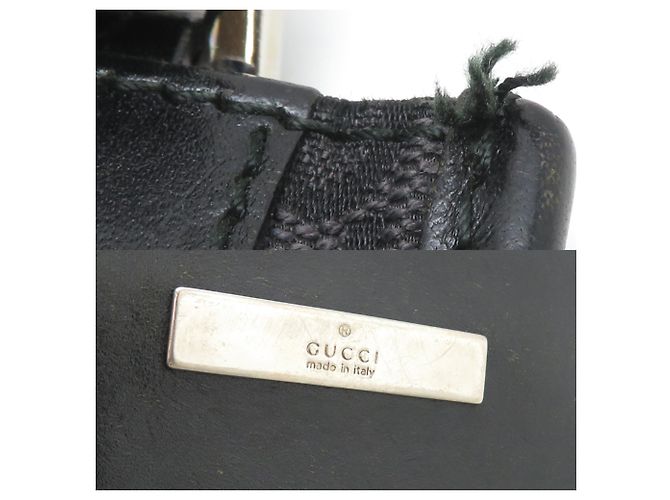Borsa a tracolla Gucci GG Canvas Nera Nero - vista 10