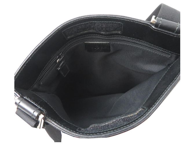Borsa a tracolla Gucci GG Canvas Nera Nero - vista 6