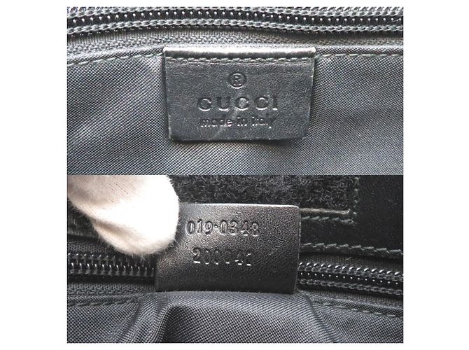 Borsa a tracolla Gucci GG Canvas Nera Nero - vista 7