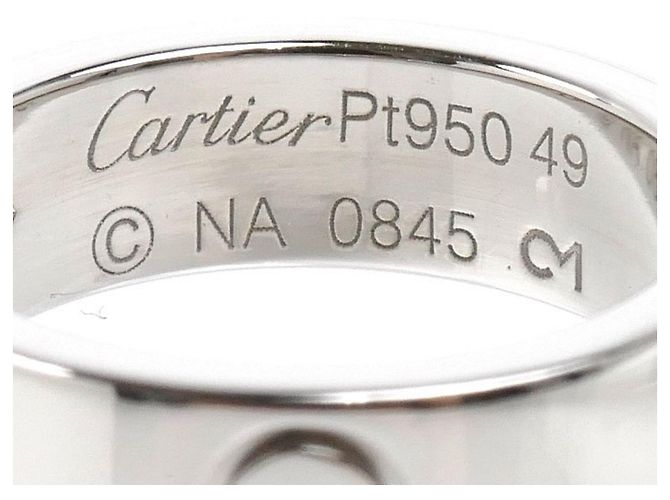 Anillo Love en platino Pt950 Cartier - vista 5