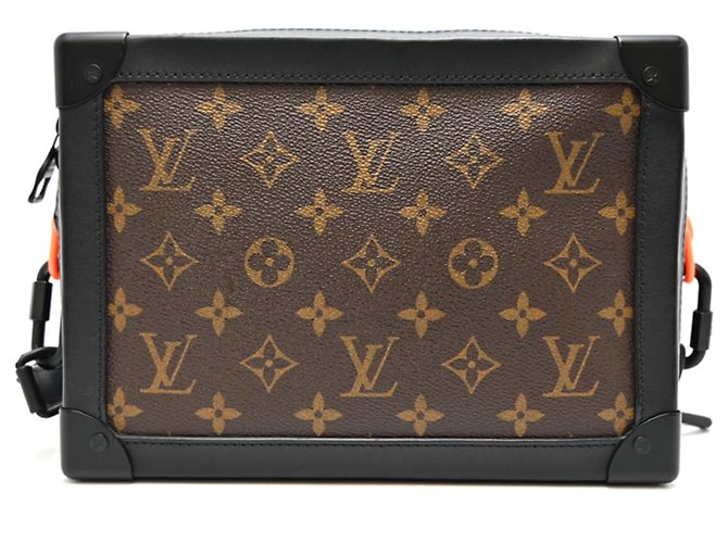 Borsa a tracolla Louis Vuitton Solar Ray Soft Trunk Marrone Nero - vista 2