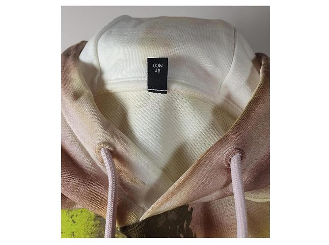 McQ Alexander McQueen Grow Up Tie-Dye Hoodie Pink Grün Grau Gelb - Ansicht 9