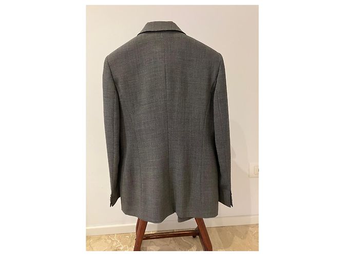 Conjunto Max Mara Cinza em Lã Virgem - vista 2