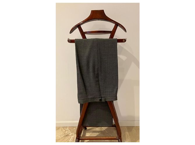 Conjunto Max Mara Cinza em Lã Virgem - vista 4