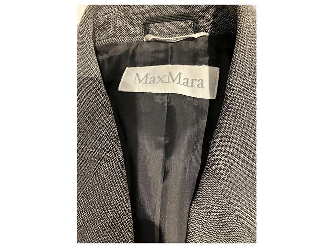 Conjunto Max Mara Cinza em Lã Virgem - vista 6