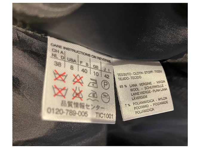 Conjunto Max Mara Cinza em Lã Virgem - vista 7