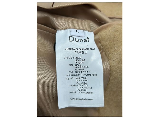 Autre Marque Abrigo de lana beige DUNST L - vista 6