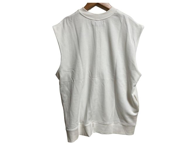 Autre Marque Pullover de Fleece Francês com Meio Zip GALLARDAGALANTE Branco - vista 2