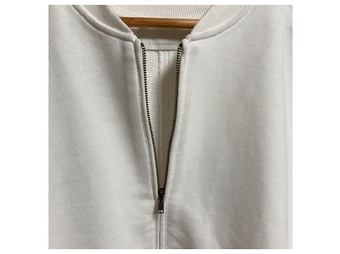 Autre Marque Pullover de Fleece Francês com Meio Zip GALLARDAGALANTE Branco - vista 4