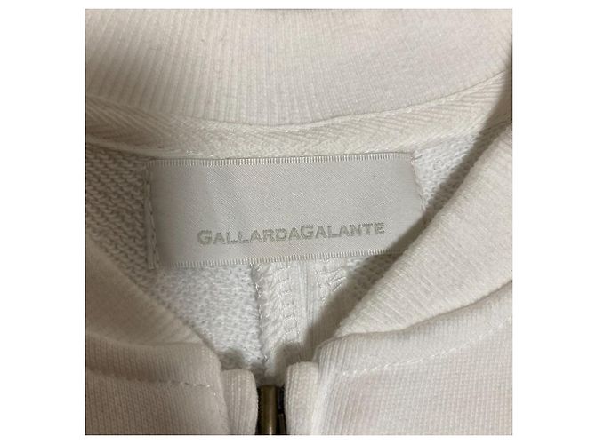 Autre Marque Pullover de Fleece Francês com Meio Zip GALLARDAGALANTE Branco - vista 5