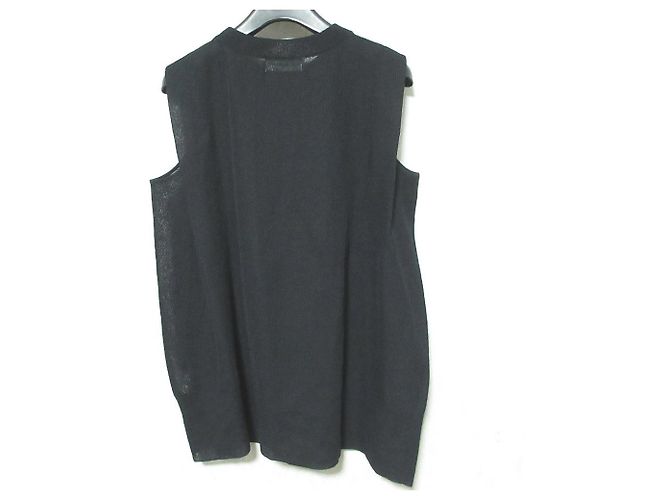 Autre Marque Top de punto sin mangas INED Negro - vista 2