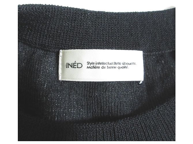 Autre Marque Top de punto sin mangas INED Negro - vista 4