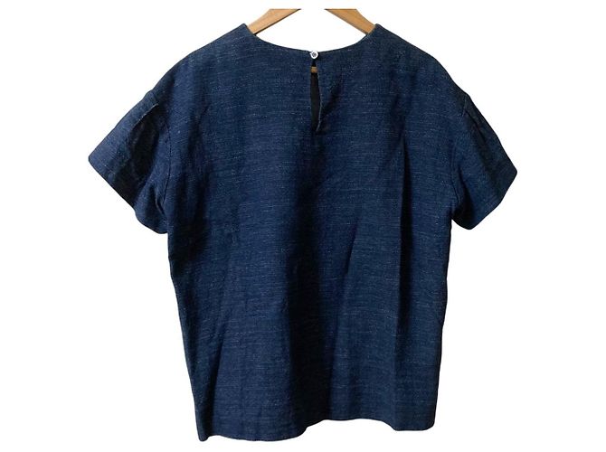 Autre Marque Camicetta in tweed Gimac 45R Blu - vista 2