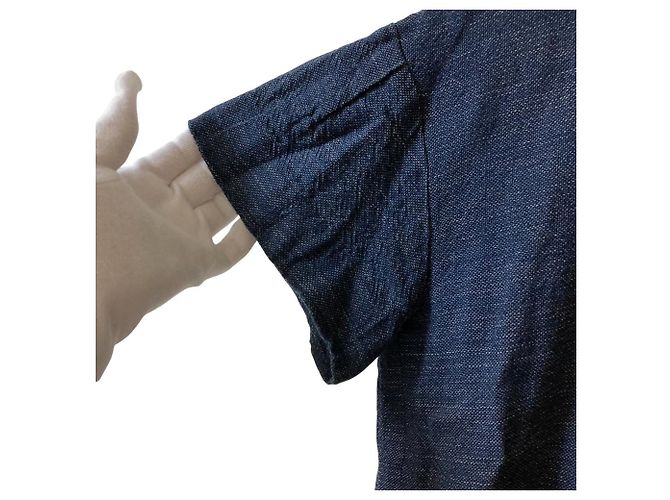 Autre Marque Camicetta in tweed Gimac 45R Blu - vista 3