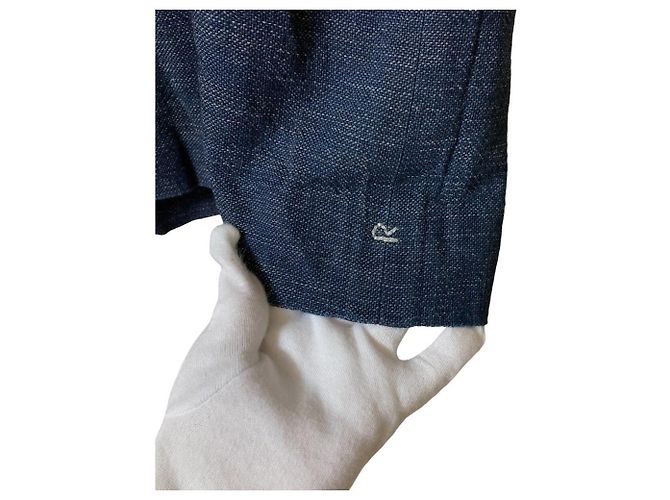 Autre Marque Camicetta in tweed Gimac 45R Blu - vista 5