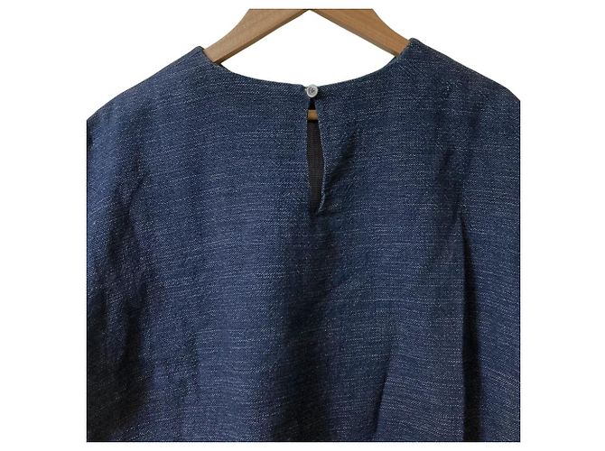 Autre Marque Camicetta in tweed Gimac 45R Blu - vista 6