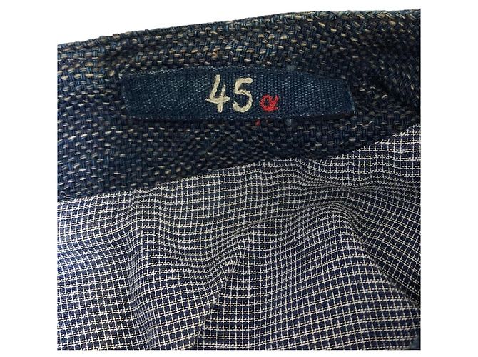 Autre Marque Camicetta in tweed Gimac 45R Blu - vista 7