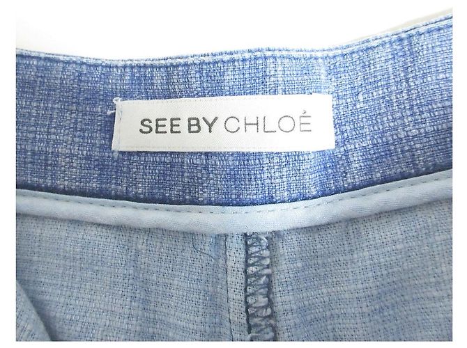 Chloé Pantalones cortos de denim See By Chloe Azul - vista 5