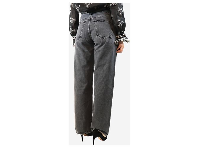 Agolde Weit geschnittene Jeans in gewaschenem Grau - Größe UK 8 - Ansicht 3