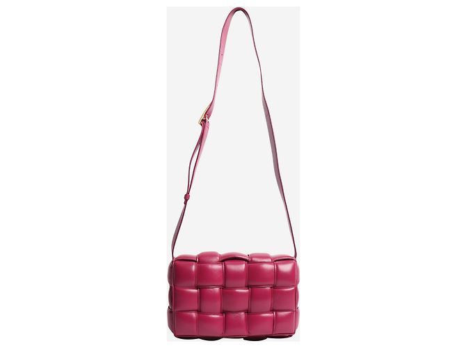 Bottega Veneta Bolsa Cassette acolchoada Cinnabar Roxo - vista 2