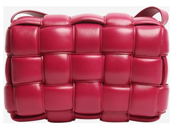 Bottega Veneta Bolsa Cassette acolchoada Cinnabar Roxo - vista 3