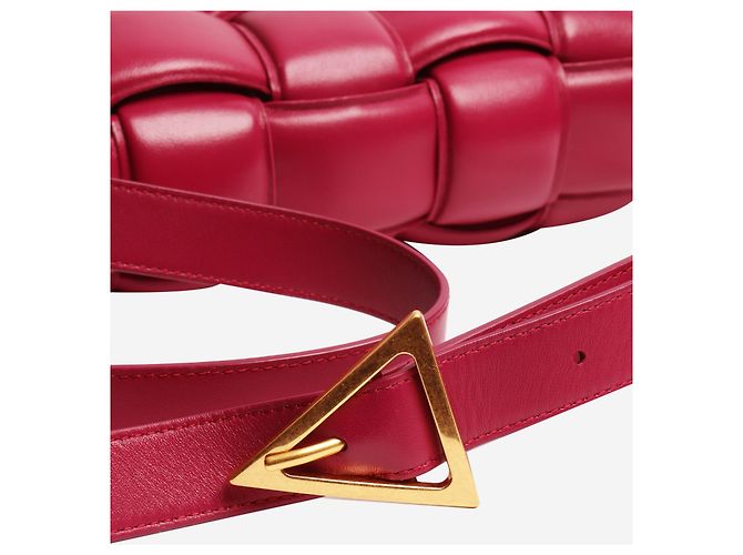 Bottega Veneta Bolsa Cassette acolchoada Cinnabar Roxo - vista 6