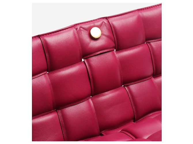 Bottega Veneta Bolsa Cassette acolchoada Cinnabar Roxo - vista 7