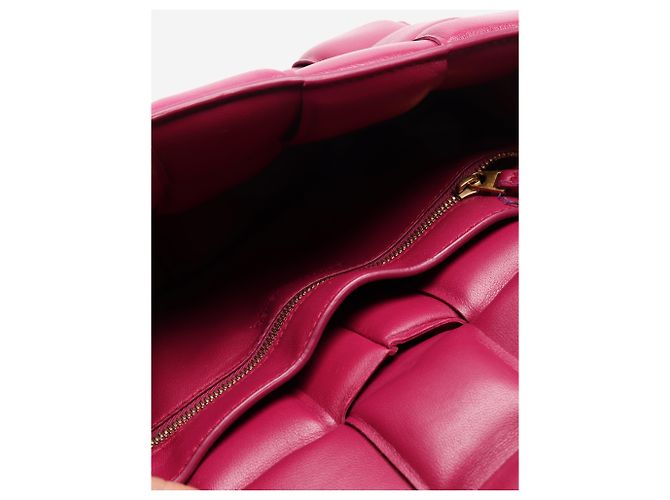 Bottega Veneta Bolsa Cassette acolchoada Cinnabar Roxo - vista 9