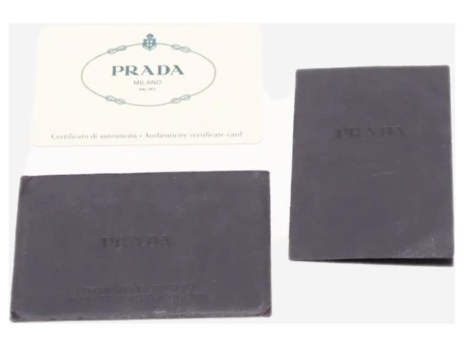 Prada Borsa a tracolla in pelle Vitello Daino marrone - vista 15