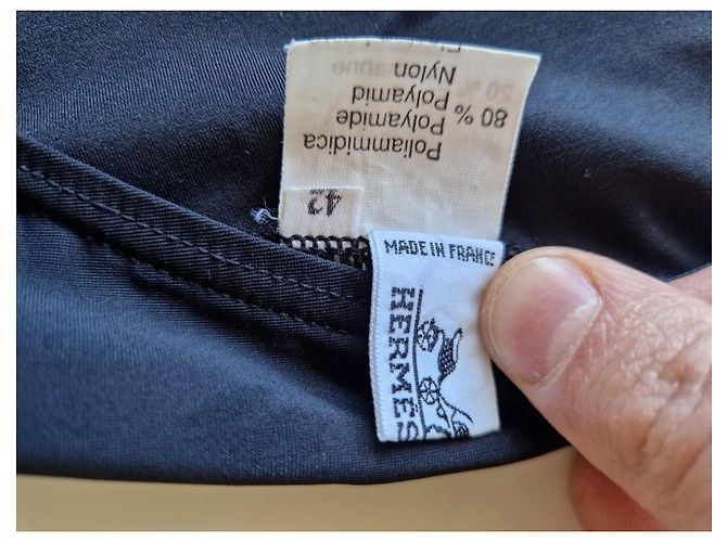 Hermès Costume da bagno intero nero con lacci - vista 3