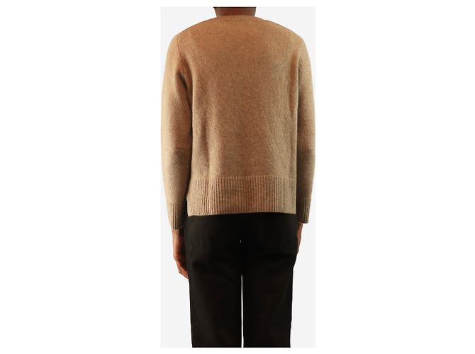 Autre Marque Col rond beige - taille XS - vue 2